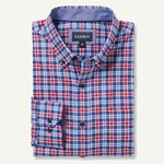 Gazman Check L/S Shirt - red/blue check